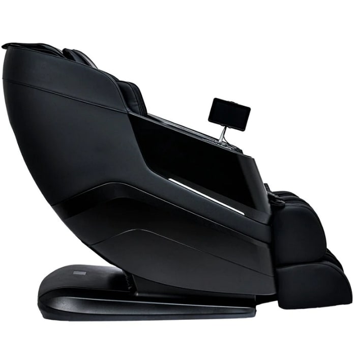 Titan TP Epic 4D Massage Chair in black side view.