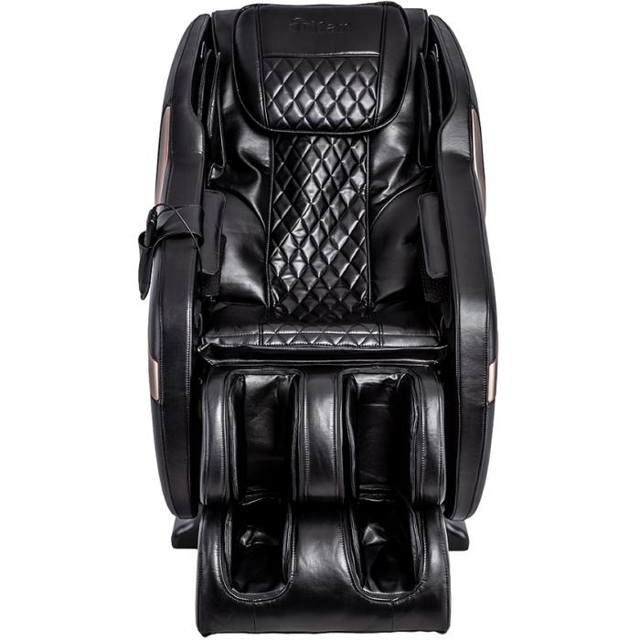 Titan Luca V Massage Chair in black front view white background