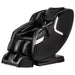 Titan Luca V Massage Chair in black angled view facing left in white background