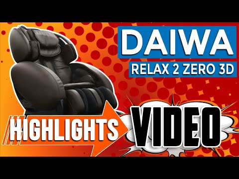 Daiwa Relax 2 Zero 3D Massage Chair Video