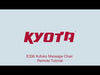Kyota E330 Kofuko Massage Chair remote tutorial video.